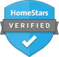 Home Stars logo on Yard Dawgs lawn care Red Deer